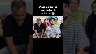 Maaz Safder Ka Next Baby Kab Arha hai😱♥️ Maaz Safder World  maazsafder shorts viral [upl. by Dennet]