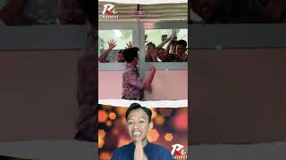 Kaca pintu pecah saat membuat vidio trend youtubeshorts reaction [upl. by Silvers]