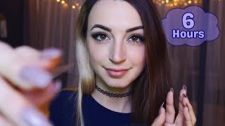 6 Hours of ASMR Face Attention  Whispered [upl. by Afatsuom]