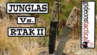 RTAK II or ESEE Junglas Knife Comparison [upl. by Awram]