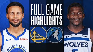 WARRIORS at TIMBERWOLVES  FULL GAME HIGHLIGHTS  March 24 2024 [upl. by Dirtsa]