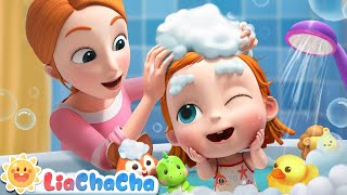 Lets Take a Bath 🫧  Lias Bath Song  Good Habits Song  Kids Songs amp Nursery Rhymes  LiaChaCha [upl. by Giusto74]