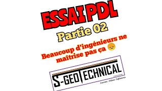 Calcul de la contrainte admissible des sols avec lessai PDL Partie 02 [upl. by Dustan399]