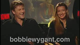 Natascha McElhone amp Sean Bean quotRoninquot 1998  Bobbie Wygant Archive [upl. by Zizaludba225]