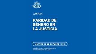 ADC en la jornada quotParidad de Género en la Justiciaquot  Senado de la Nación [upl. by Mccormick678]