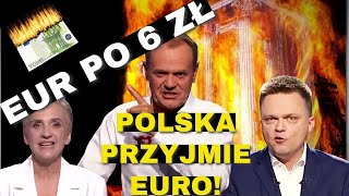 KURS EURO PO 9 ZŁ ZAPAŚĆ ZŁOTEGO POLSKI ZŁOTY DO LIKWIDACJI [upl. by Retsevlis]