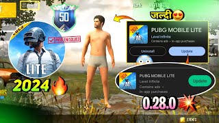 😱Pubg Lite Old 0280 New Update 2024  Pubg Mobile Lite Old Update 2024 🔥 [upl. by Ellehcit993]