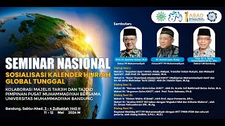 LIVE Seminar Nasional Sesi III amp IV  Sosialisasi Kalender Hijriah Global Tunggal [upl. by Mabel988]