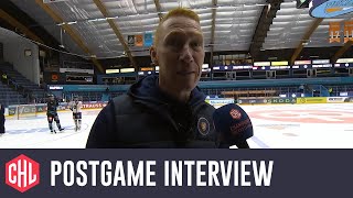 Postgame interview Lahti Pelicans  Växjö Lakers [upl. by Yram]