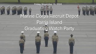 USMC MCRD Parris Island Graduation for KILO Company on November 15 2024 [upl. by Yllak471]