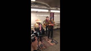 Surprise performance in the New York City subway by Alanis Morissette and Jimmy Fallon [upl. by Nasia]