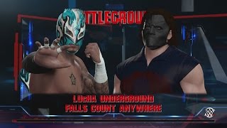 WWE 2K16  Fenix vs Matanza Cueto Lucha Underground Championship [upl. by Seigel]