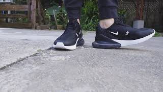 Nike Air Max 270  Black White  on feet [upl. by Narton]