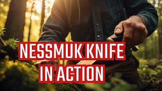 Using The Nessmuk Knife For What It Was Intended [upl. by Aihsenyt]