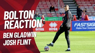 BOLTON REACTION  Ben Gladwin amp Josh Flint [upl. by Godliman633]