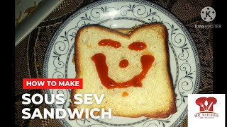 home made soues sev sendwich only 30 rupesss trynow mr kitchen sandwich [upl. by Lehcim234]