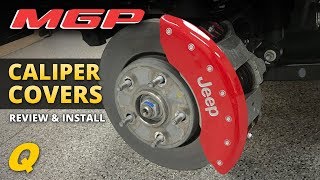 MGP Brake Caliper Covers for Jeep Install amp Review [upl. by Tterab]