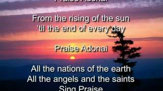 Praise Adonai  Paul Baloche with Lyrics [upl. by Phillane325]