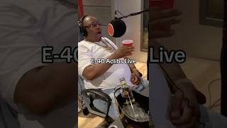 How E40 records his adlibs 😂😳 [upl. by Nwad247]