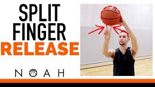 Get the Perfect Split Finger Shooting Release Noah Basketball [upl. by Gent]