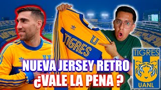 ¿VALE LA PENA la NUEVA JERSEY RETRO de TIGRES  Unboxing y Review [upl. by Mayeda955]