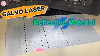 Galvo laser engraving for reflective material  Redshift Laser [upl. by Kcuhc]