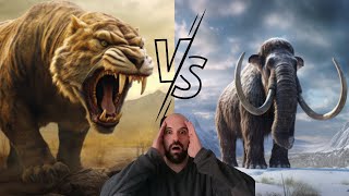 quotSmilodon y Mamut Gigantes de la Prehistoriaquot fauna [upl. by Everard]