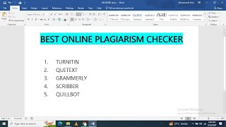 Best online plagiarism checker tools [upl. by Tarttan225]