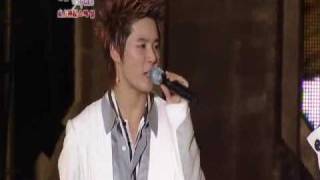 Junsu and Changmin singing Timeless [upl. by Aletse]