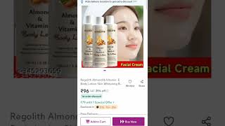 meesho Regolith Almond amp Vitamin E Body Lotion Skin Whitening Body Lotion for Origin India [upl. by Aran]