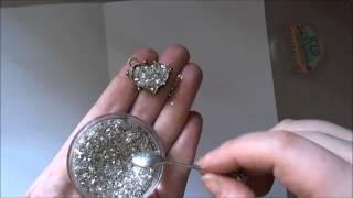 Faux Druzy Stone With ICE Resin Tutorial [upl. by Nylinej691]