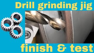 Finish and test the 4 facet drill grinding jig [upl. by Raines237]