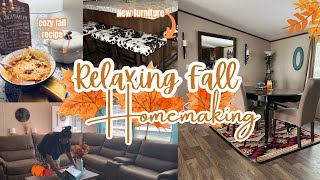 Relaxing Fall Homemaking  Cozy Fall Recipe momlife [upl. by Adnorrahs]