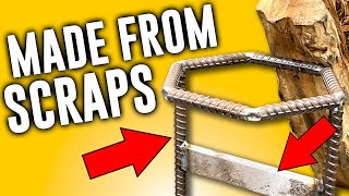 DIY Scrap Metal Kindling Splitter [upl. by Esenaj]