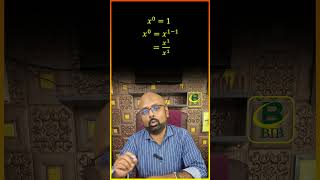 🔥 x°  1🔥 Any NonZero Number Raised to the Power 0 is 1 🔥 Proof in Tamil shorts maths tnpsc ssc [upl. by Naesal]