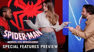 SPIDERMAN ACROSS THE SPIDERVERSE – Special Features Preview [upl. by Aihsenal]