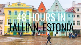 48 HOURS IN TALLINN  ESTONIA [upl. by Mastic]