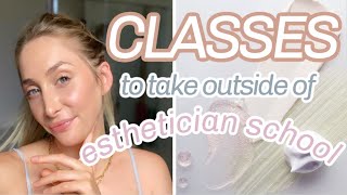 The BEST Esthetician Skincare Courses to Take Outside of School [upl. by Einnig541]