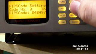 How To Set FIPS Codes on a Scanner PRO163 Used [upl. by Eirovi]