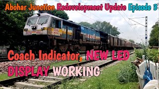 Abohar Junction Short Redevelopment Update Episode 3 ll Coach indicator Working at Abohar Junction 😍 [upl. by Thor210]