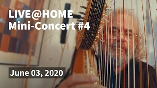 Andreas Vollenweider  LIVEHOME  MiniConcert 4  03062020 [upl. by Haswell]