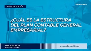 ¿Cuál es la estructura del Plan Contable General Empresarial [upl. by Meeks]