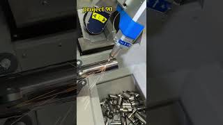 Bevel tube cutting onsite project90 lasertubecuttingmachine bevelcutting LASERBEVELCUTTING [upl. by Niwdla]