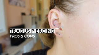 Pros amp Cons Tragus Piercing [upl. by Ymme]