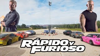 Convoy y arrancones de autos Rapido y Furioso Todas las peliculas  FH4 [upl. by Delgado114]