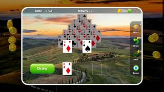 Solitaire Collection Pyramid Gameplay [upl. by Antonina992]