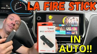 La FIRE STICK TV nel DISPLAY della tua AUTO con FIRE DRIVE LINK di CarlinKit [upl. by Siravat24]