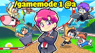 VÌ SINH NHẬT SINH TỐ TEAM NÊN TỔNG THỐNG HIHA CHO TẤT CẢ GAMEMODE 1 TRONG MINECRAFTHIHA GAMEMODE 1 [upl. by Oglesby]