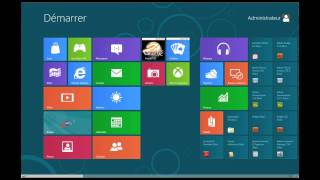 Windows 8  Le menu démarrer [upl. by Arted]