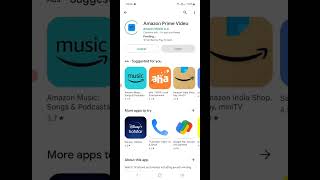 Amazon prime video app install and download in google play store shorts [upl. by Utta]